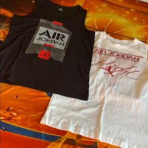 Boys Jordan muscle shirts
